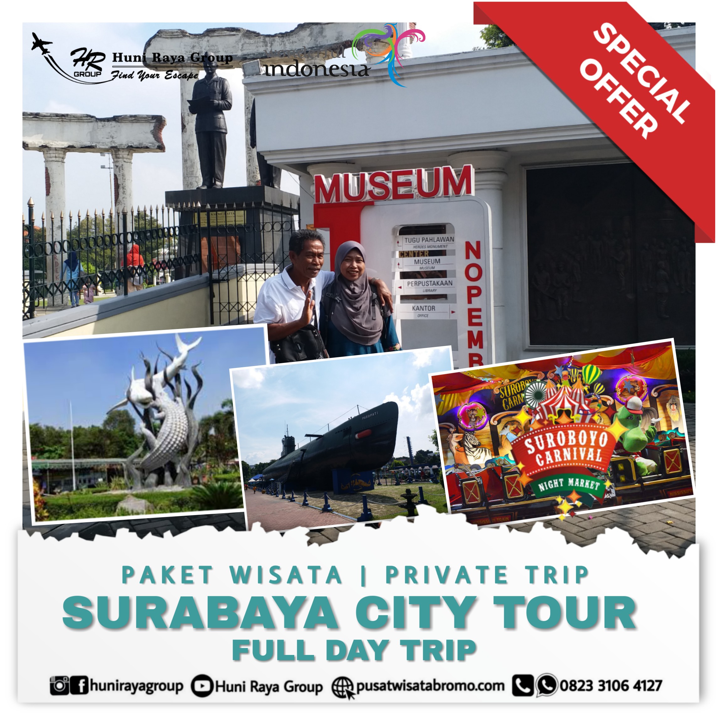 Paket Wisata City Tour Surabaya One Day Trip Terbaru CV HUNI RAYA GROUP